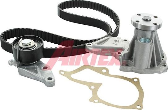 Помпа (водяной насос) с комплектом ремня ГРМ Airtex для Volvo C30 I 2006-2012. Артикул WPK-410401
