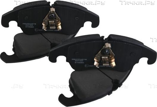 Тормозные колодки Zentparts передние для Audi S5 II (F5) 2016-2026. Артикул Z07331