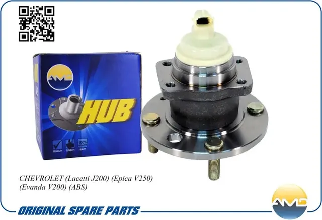 Ступица с подшипником CHEVROLET LACETTI 05- задн. ABS (AMD) AMD. Артикул AMDHUB52