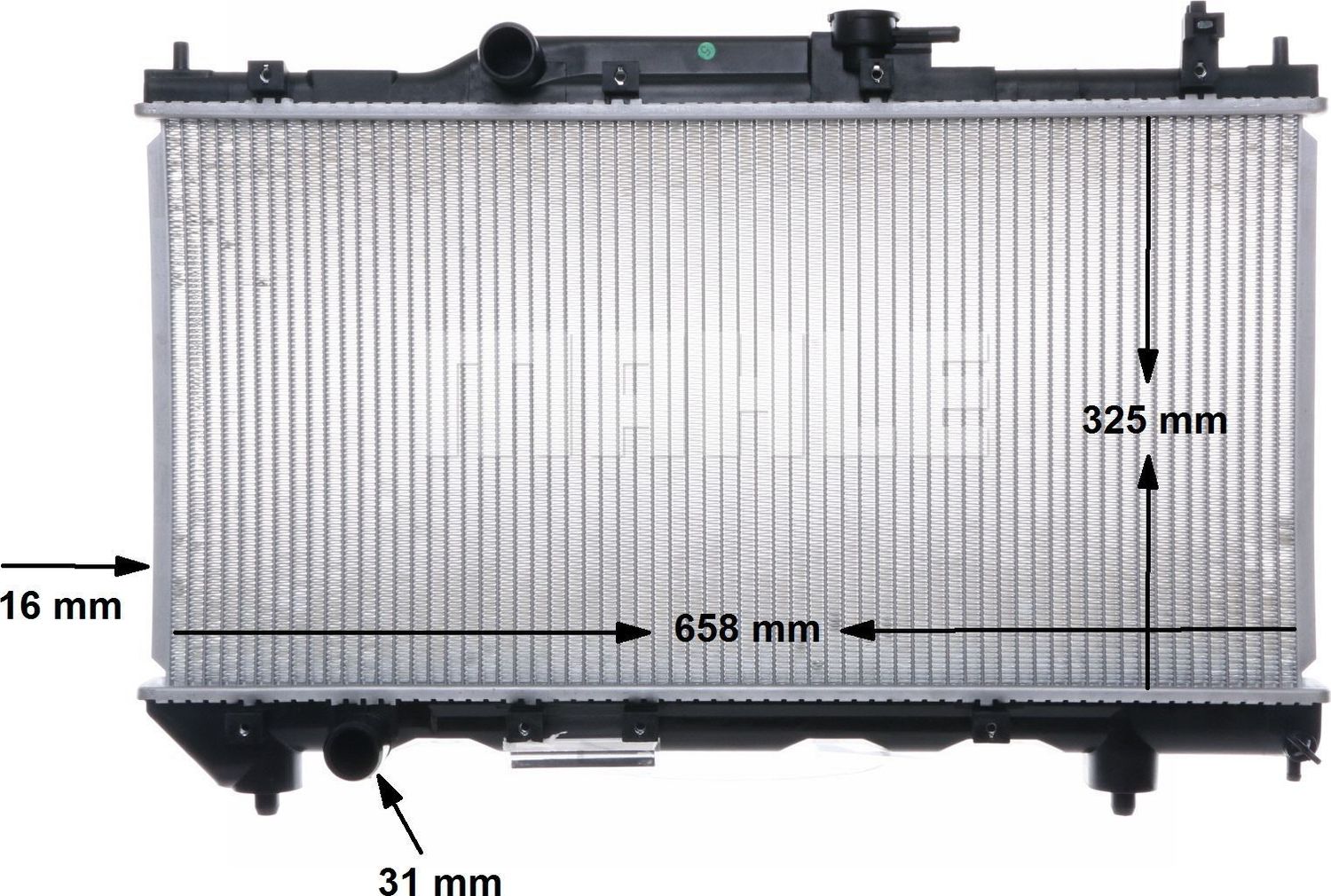 Радиатор охлаждения двигателя Mahle Behr. Артикул CR 543 000S