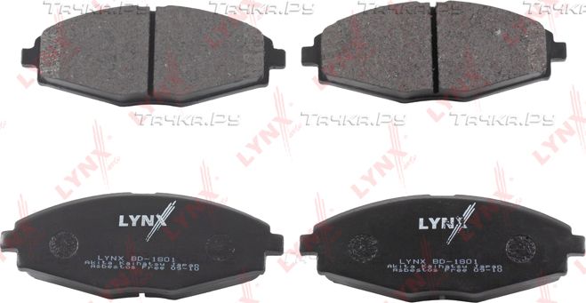Тормозные колодки LYNXauto передние для Ravon Matiz 2015-2016. Артикул BD-1801