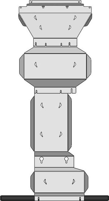 Защита алюминиевая АВС-Дизайн для днища Nissan Xterra 2023-2026. Артикул 15.35ABC