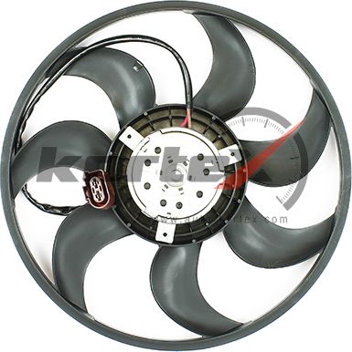Вентилятор радиатора VW TRANSPORTER T5 (03-) (LFK 1848) (Kortex). Артикул KFD107