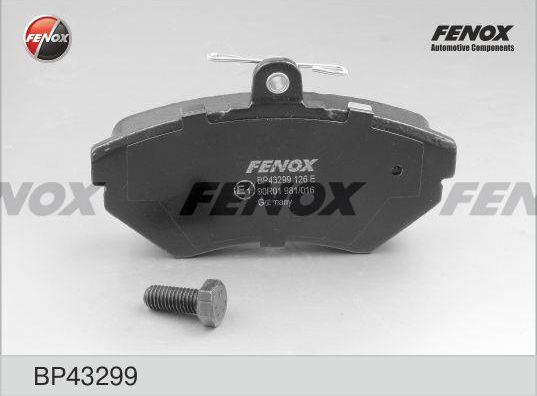 Тормозные колодки Fenox. Артикул BP43299