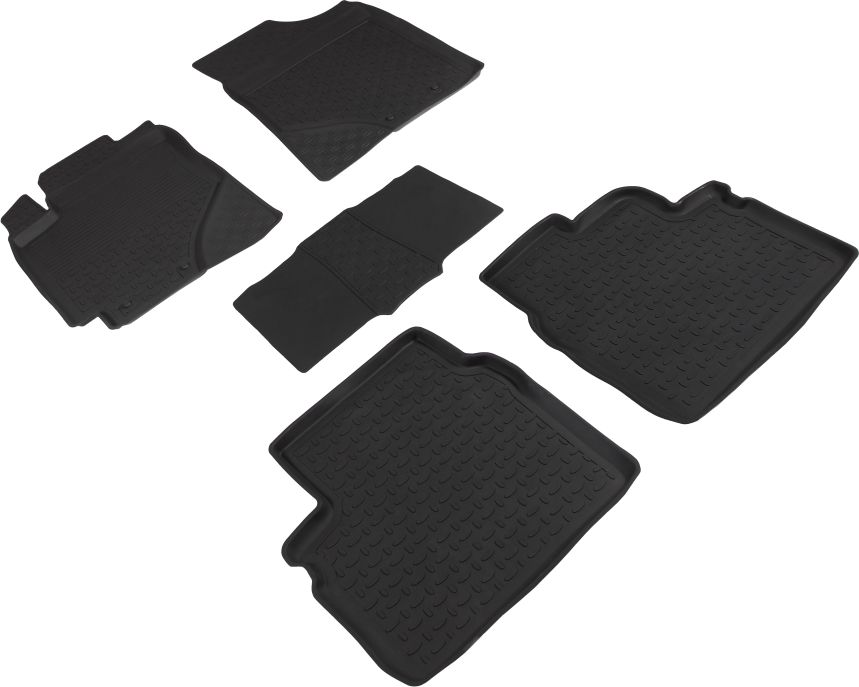 Комплект ковриков Seintex с высоким бортиком для салона Geely Emgrand 7 седан 2019-2020. Артикул 92630