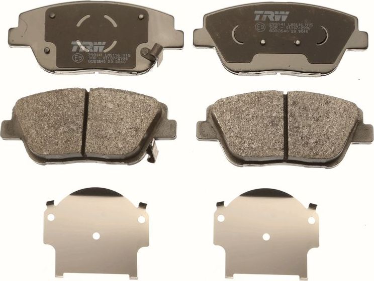 Тормозные колодки TRW. Артикул GDB3540
