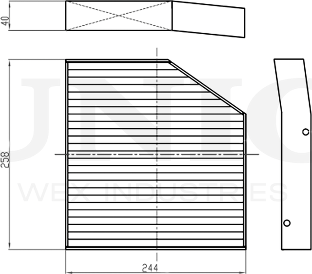Фильтр салона (Unio). Артикул FLT-40145C