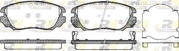 Тормозные колодки RoadHouse передние для Saab 9-5 II 2010-2012. Артикул 21385.02