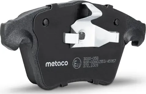 Колодки тормозные VW MULTIVAN V/TRANSPORTER V 07- перед. (Metaco). Артикул 3000058