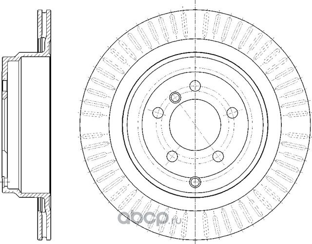 Диск тормозной (G-Brake). Артикул GR20988