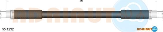 Тормозной шланг Adriauto. Артикул 55.1232