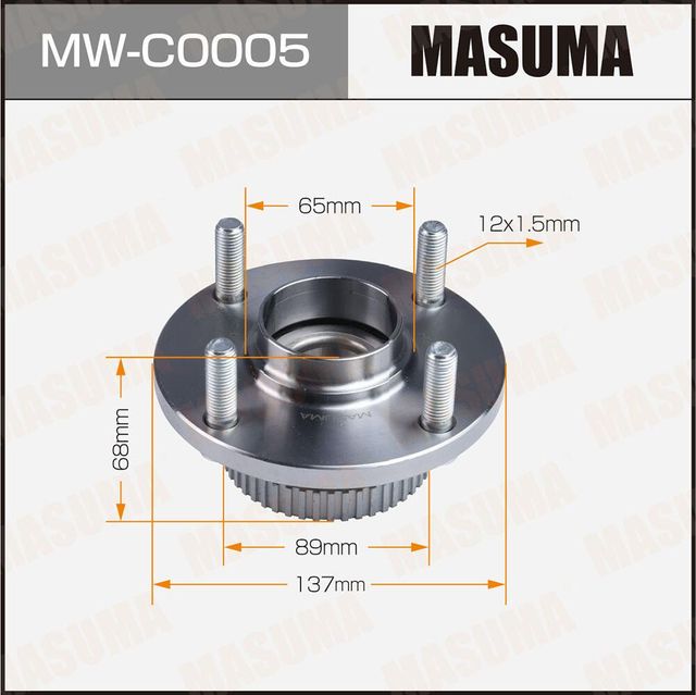 Ступичный подшипник (комплект) Masuma. Артикул MW-C0005