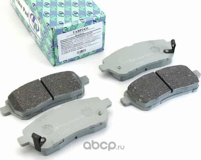 Колодки тормозные передние дисковые (Trustauto). Артикул TABP2431