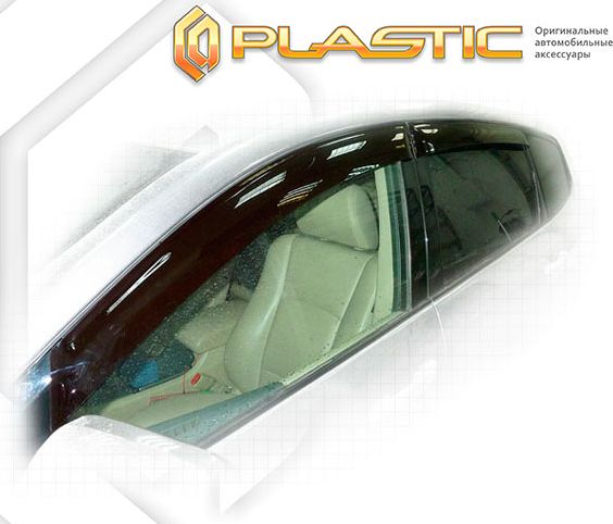 Дефлекторы СА Пластик для окон (Classic полупрозрачный) Subaru Tribeca 2008-2014. Артикул 2010030303406