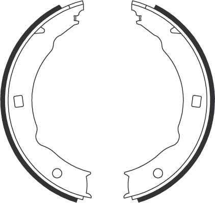 Тормозные колодки (стояночная тормозная система) TRW. Артикул GS8683