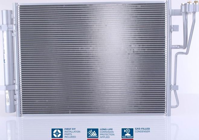 Радиатор кондиционера (конденсатор) Nissens (алюминий). Артикул 940252