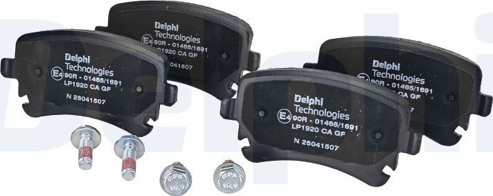 Тормозные колодки Delphi (Low-Metallic). Артикул LP1920