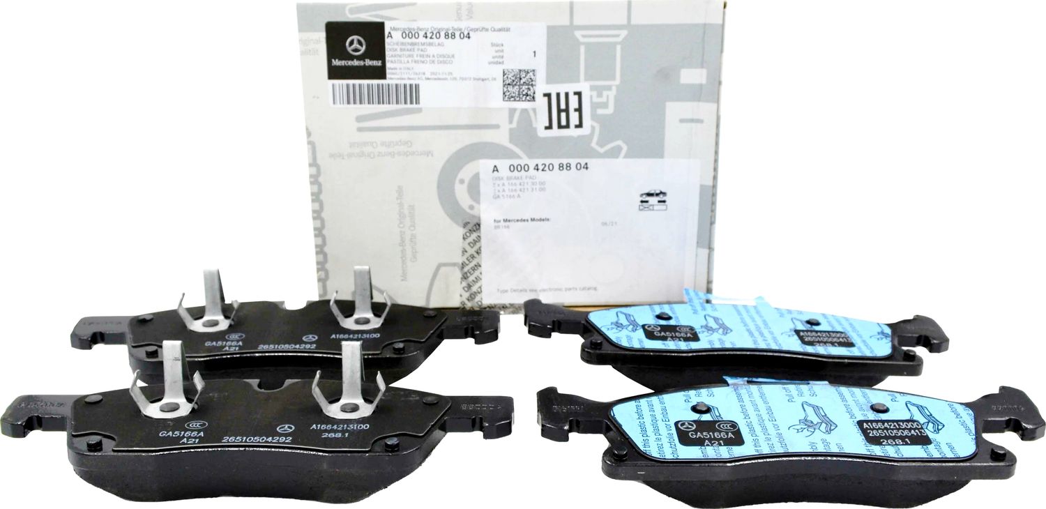 Колодки передние mb w166 mercedes-benz Mercedes-Benz. Артикул A000 420 88 04