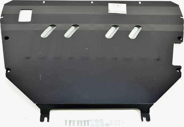 Защита Alfeco (увеличенная) для картера и КПП Geely Atlas Pro 2021-2026. Артикул ALF.08.22