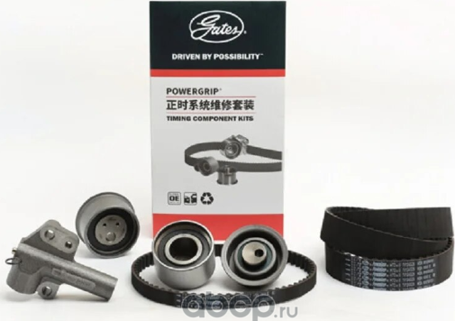 КОМПЛЕКТ ГРМ С НАТЯЖИТЕЛЕМ HOVER 2,4 H2 H5 GATES. Артикул K0176124