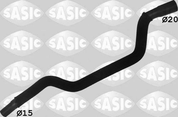 Патрубок радиатора (системы охлаждения) Sasic для Peugeot 206 1998-2013. Артикул 3400089