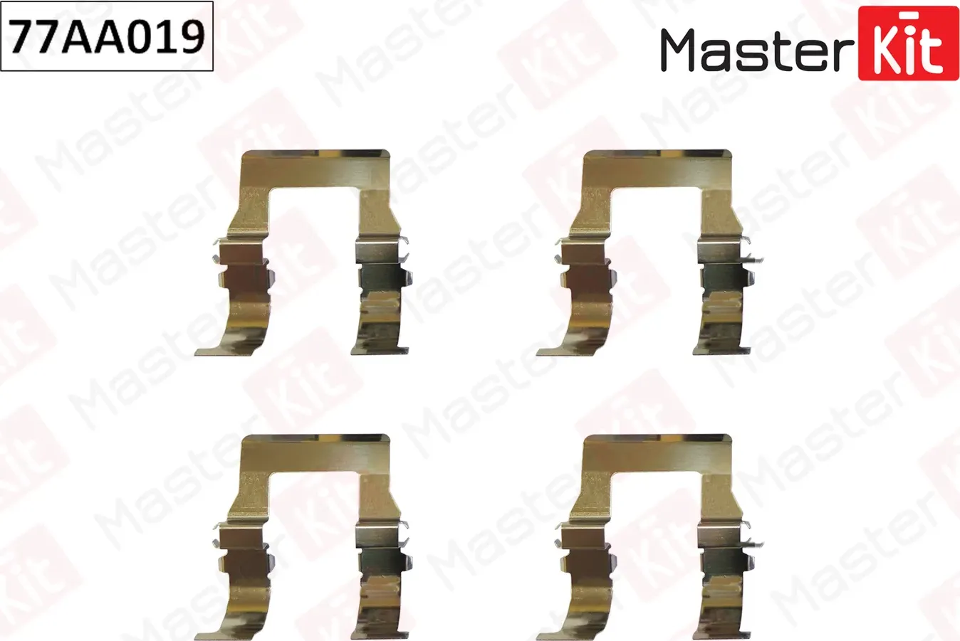 Комплект установочный тормозных колодок MITSUBISHI L200 96-/ OUTLANDER 03- (Master KIT). Артикул 77AA019