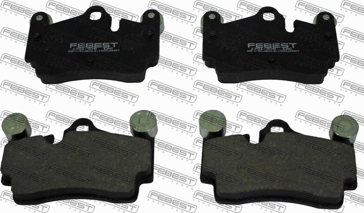 Тормозные колодки Febest. Артикул 1701-Q7R