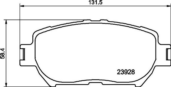 Тормозные колодки Nisshinbo. Артикул NP1017