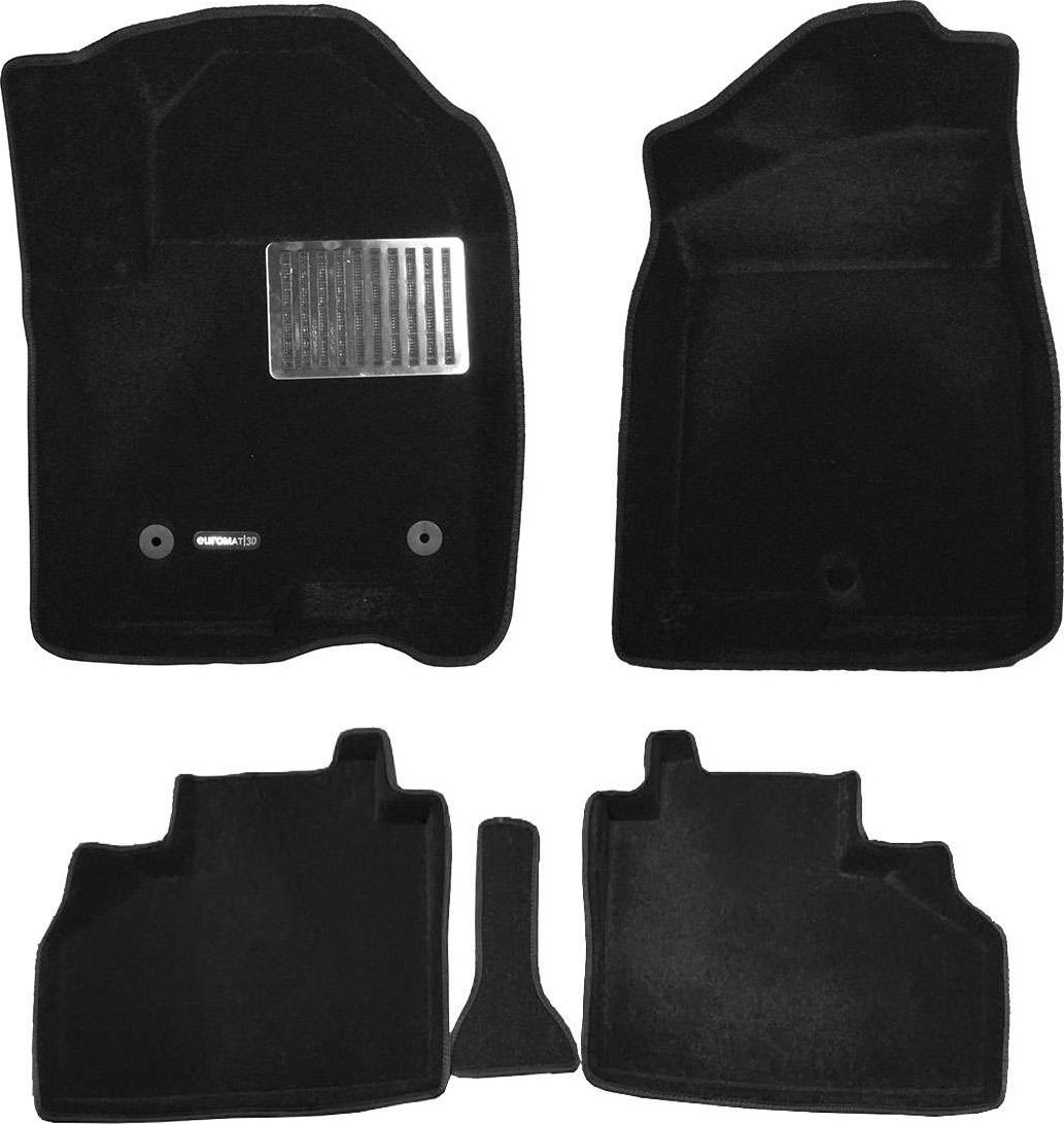Коврики текстильные Euromat 3D Lux для салона Cadillac Escalade V 2020-2026. Артикул EM3D-001308