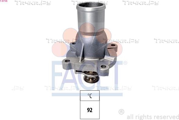 Термостат Facet Made in Italy - OE Equivalent для Opel Corsa D 2006-2014. Артикул 7.8738
