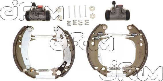 Тормозные колодки Cifam Предварительно собранные колодки тормозные барабанные. Артикул 151-010