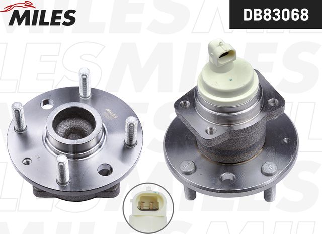Ступица колеса с интегрированным подшипником Miles задняя правая/левая для Daewoo Evanda 2002-2005. Артикул DB83068