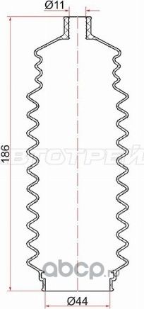 Пыльник рулевой рейки NISSAN PRIMERA 96-01HONDA A (SAT). Артикул R2542