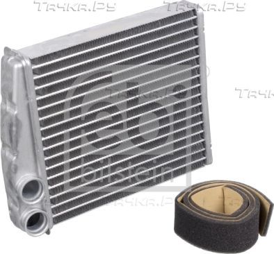 Радиатор отопителя (печки) Febi Bilstein (алюминий) для Volkswagen Eos I 2006-2015. Артикул 37033