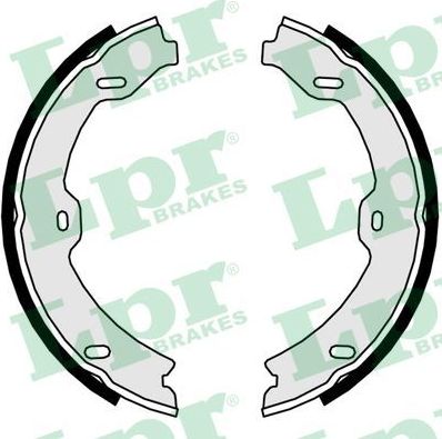 Тормозные колодки (стояночная тормозная система) LPR. Артикул 01068
