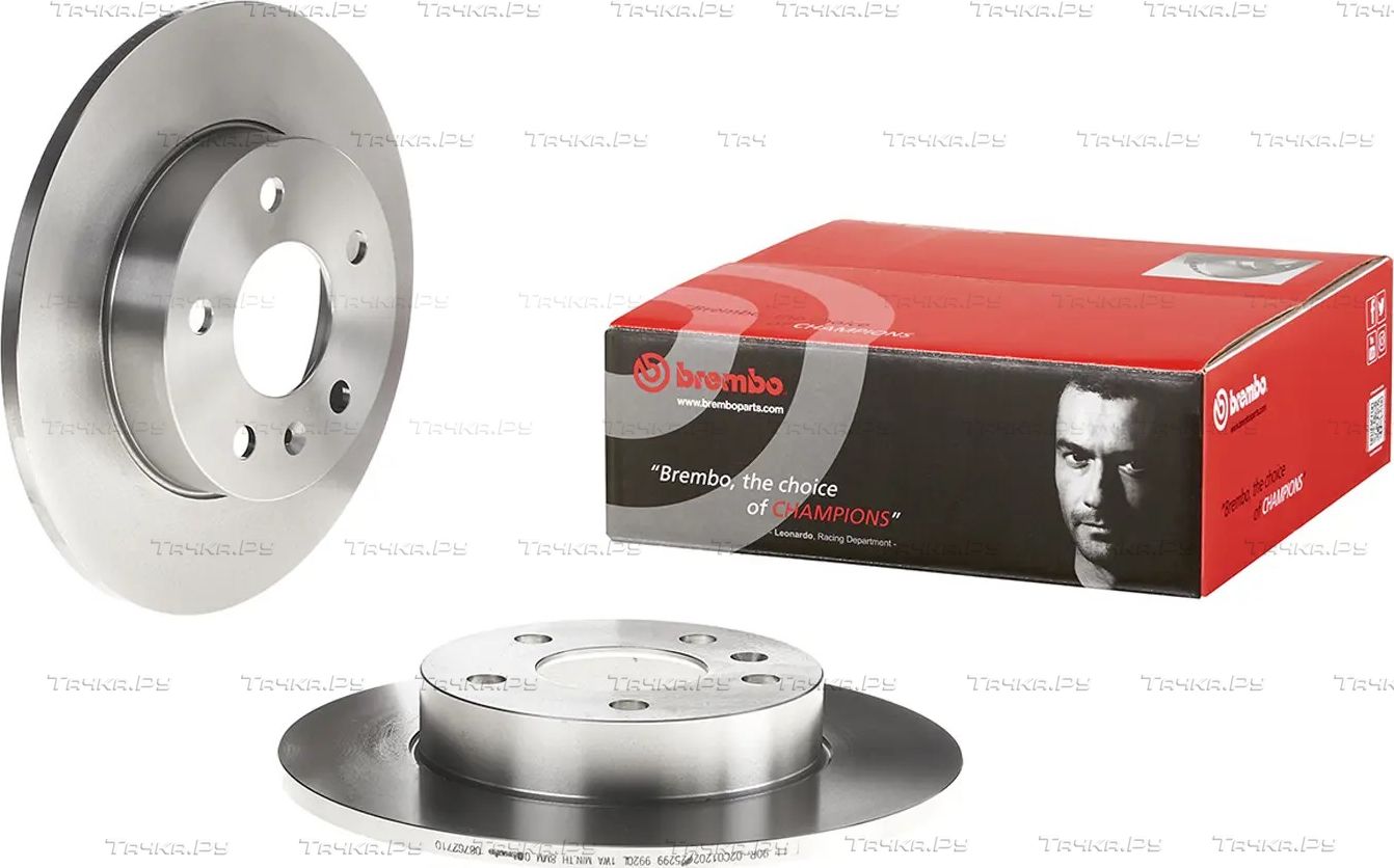 Тормозной диск Brembo PRIME LINE задний для Opel Zafira B 2005-2019. Артикул 08.7627.10