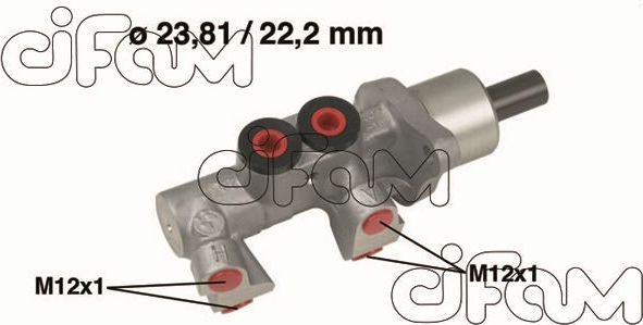 Тормозной цилиндр главный Cifam (алюминий) для BMW 3 IV (E46) 2000-2007. Артикул 202-564