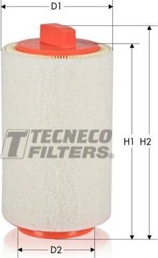 Воздушный фильтр  Tecneco Filters. Артикул AR1287S