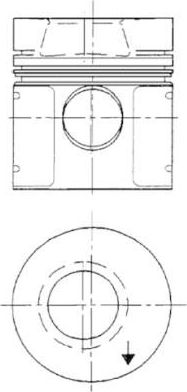 Поршень Kolbenschmidt. Артикул 93951610