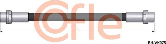 Тормозной шланг Cofle. Артикул 92.BH.VK075