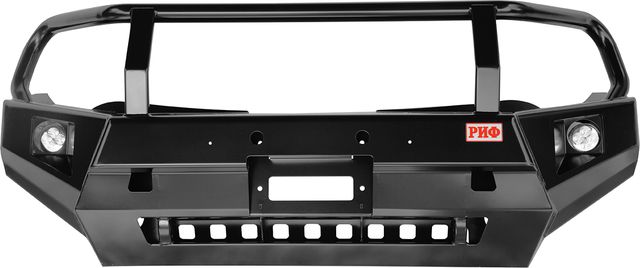 Бампер силовой РИФ передний с доп. фарами и защитной дугой для Fiat Fullback 2016-2026. Артикул RIFTMQ-10350