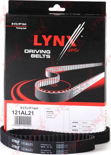 Ремень ГРМ LYNXauto. Артикул 121AL21