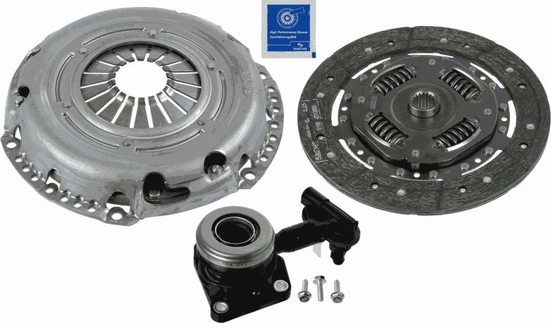 Сцепление (комплект) SACHS Kit plus CSC. Артикул 3000 990 516