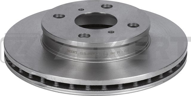 Тормозной диск Zekkert передний для Toyota Corolla E80 1983-1987. Артикул BS-5344