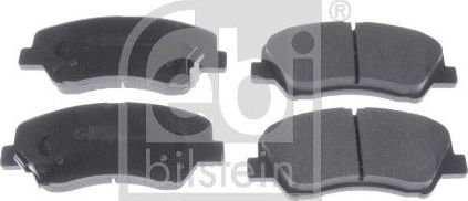 Тормозные колодки Febi Bilstein передние для Kia Rio IV 2017-2026. Артикул 116280