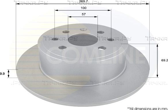 Тормозной диск Comline Comline. Артикул ADC1104
