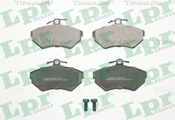 Тормозные колодки LPR передние для Daewoo Nubira I 1997-1999. Артикул 05P710