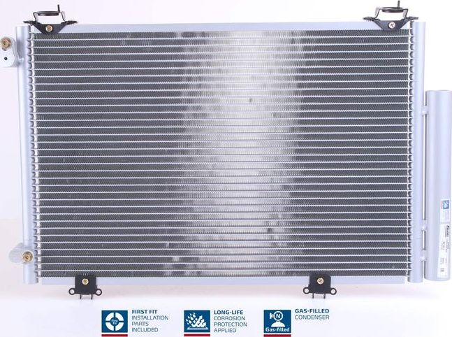 Радиатор кондиционера (конденсатор) Nissens (алюминий). Артикул 94581