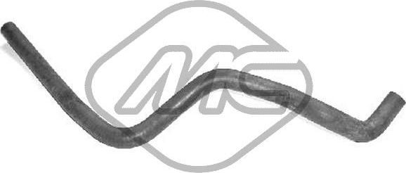 Патрубок радиатора (системы охлаждения) Metalcaucho для Dacia Logan I 2004-2012. Артикул 08758