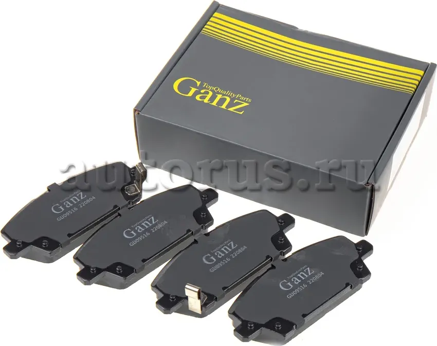 Колодки передние (Ganz). Артикул GIJ09516
